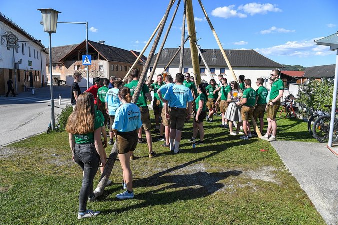 Maibaum zurückbringen nach Spattendorf