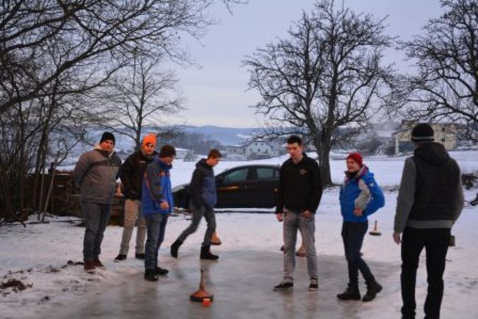 Eisstockschießen am 24.01.2016