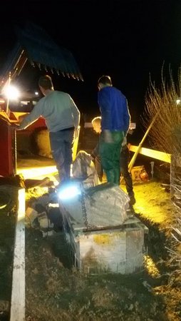 neues Maibaumloch am 13.04.2015