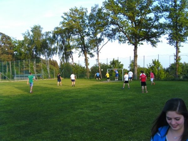 Fußballspiel in Altenberg am 16.05.2015