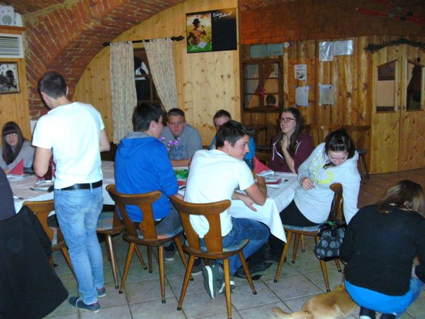 Volkstanzabschlussessen am 05.12.2014