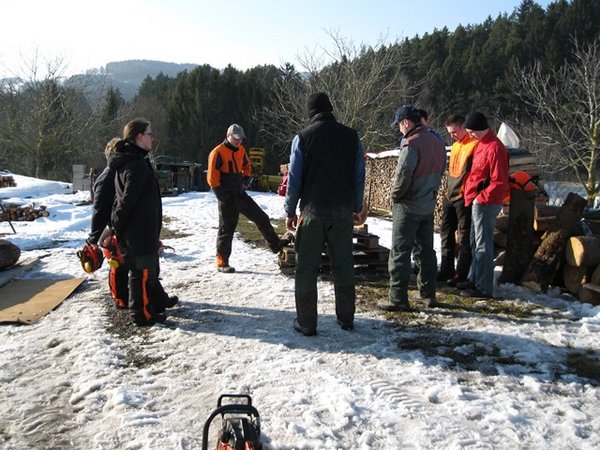 Ortsinterne Forstschulung am 15.02.2015